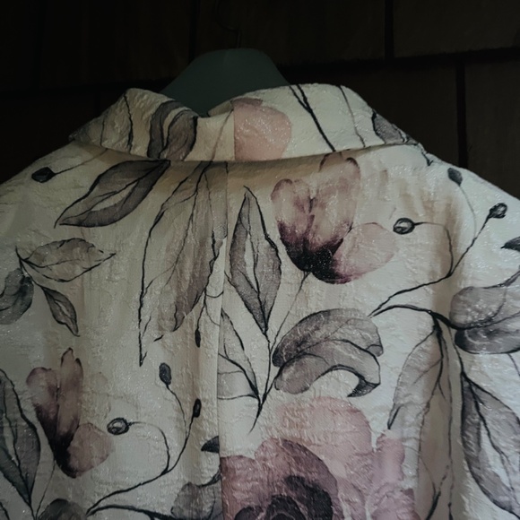 Alex Marie Black Ruffled Chiffon Midi Dress Long Sleeve Rhinestones Size 10 - Picture 15 of 15